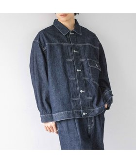 【ローリーズファーム/LOWRYS FARM】のデニムタックGジャン 人気、トレンドファッション・服の通販 founy(ファニー) ファッション Fashion レディースファッション WOMEN アウター Coat Outerwear ジャケット Jacket スリット Slit セットアップ Set Up デニム Denim ワイド Wide 冬 Winter |ID:prp329100004194726