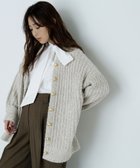 【ナチュラル ビューティー ベーシック/NATURAL BEAUTY BASIC】のツイードボクシーカーディガン ベージュ系2|ID: prp329100004194735 ipo3291000000029058197