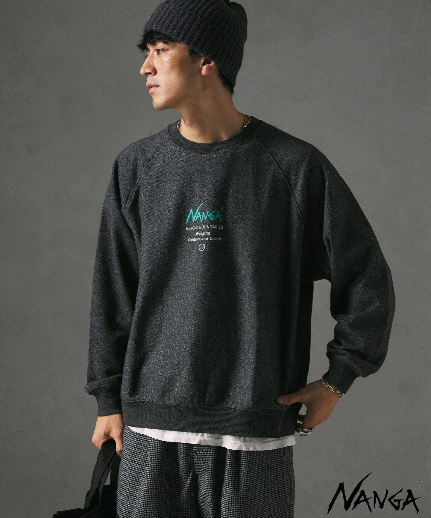 【ジャーナルスタンダード レリューム/JOURNAL STANDARD relume / MEN】のNANGA / ナンガ 別注 プリントスウェット 人気、トレンドファッション・服の通販 founy(ファニー) 　ファッション　Fashion　メンズファッション　MEN　アウトドア　Outdoor　ジャケット　Jacket　スウェット　Sweat　スリーブ　Sleeve　フロント　Front　プリント　Print　別注　Special Order　リラックス　Relax　 other-1|ID: prp329100004194755 ipo3291000000029538091