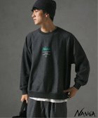 【ジャーナルスタンダード レリューム/JOURNAL STANDARD relume / MEN】のNANGA / ナンガ 別注 プリントスウェット 人気、トレンドファッション・服の通販 founy(ファニー) ファッション Fashion メンズファッション MEN アウトドア Outdoor ジャケット Jacket スウェット Sweat スリーブ Sleeve フロント Front プリント Print 別注 Special Order リラックス Relax thumbnail ブラック|ID: prp329100004194755 ipo3291000000029538093