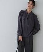 【エヌ ナチュラルビューティーベーシック/N.Natural Beauty basic】のスタンドカラーフロントタックブラウス 人気、トレンドファッション・服の通販 founy(ファニー) ファッション Fashion レディースファッション WOMEN トップス・カットソー Tops/Tshirt シャツ/ブラウス Shirts/Blouses カフス Cuffs ジャケット Jacket スタンド Stand デニム Denim フェミニン Feminine マニッシュ Mannish thumbnail チャコール|ID: prp329100004194775 ipo3291000000029058451