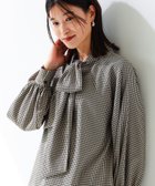 【ビーミングライフストアバイビームス/B:MING LIFE STORE by BEAMS】のチェック ボウタイ ブラウス(S~M) 24AW オフィスカジュアル オンオフ兼用 GINGHAM_CHECK|ID: prp329100004194819 ipo3291000000029058761