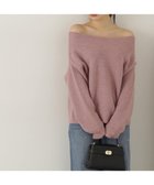 【プロポーション ボディドレッシング/PROPORTION BODY DRESSING】の畦ニット 24AW 人気、トレンドファッション・服の通販 founy(ファニー) ファッション Fashion レディースファッション WOMEN トップス・カットソー Tops/Tshirt ニット Knit Tops 2024年 2024 2024-2025秋冬・A/W Aw/Autumn/Winter/Fw/Fall/2024-2025 オフショルダー Off Shoulder 畦 Ridge thumbnail ピンク|ID: prp329100004194831 ipo3291000000029058854