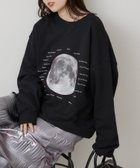 【チャオパニックティピー/CIAOPANIC TYPY】の【UNISEX】MOON/EARTHスウェット ブラック|ID: prp329100004194935 ipo3291000000029059529