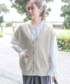 【グローバルワーク/GLOBAL WORK】のスッキレイ金ボタンベスト/992279 人気、トレンドファッション・服の通販 founy(ファニー) ファッション Fashion レディースファッション WOMEN アウター Coat Outerwear トップス・カットソー Tops/Tshirt ベスト/ジレ Gilets/Vests コンシャス Conscious シンプル Simple タンク Tank ツイード Tweed ベスト Vest ロング Long 夏 Summer thumbnail アイボリー08|ID: prp329100004194978 ipo3291000000029059915