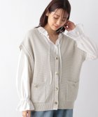 【グローバルワーク/GLOBAL WORK】のスッキレイ金ボタンベスト/992279 人気、トレンドファッション・服の通販 founy(ファニー) ファッション Fashion レディースファッション WOMEN アウター Coat Outerwear トップス・カットソー Tops/Tshirt ベスト/ジレ Gilets/Vests コンシャス Conscious シンプル Simple タンク Tank ツイード Tweed ベスト Vest ロング Long 夏 Summer thumbnail ライトグレー12|ID: prp329100004194978 ipo3291000000029059916