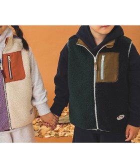 【ビーミングライフストアバイビームス/B:MING LIFE STORE by BEAMS / KIDS】の【ビームスの百名品】リバーシブル ボア ベスト(100~140cm) 24AW 人気、トレンドファッション・服の通販 founy(ファニー) ファッション Fashion キッズファッション KIDS 2024年 2024 2024-2025秋冬・A/W Aw/Autumn/Winter/Fw/Fall/2024-2025 A/W・秋冬 Aw・Autumn/Winter・Fw・Fall-Winter シンプル Simple スウェット Sweat スポーティ Sporty トレンド Trend パターン Pattern ベスト Vest リバーシブル Reversible 旅行 Travel |ID:prp329100004195083