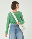 【その他のブランド/Other】のsize SHORTあり シアー クルーネック シャーリング ロンT カットソー 人気、トレンドファッション・服の通販 founy(ファニー) ファッション Fashion レディースファッション WOMEN トップス・カットソー Tops/Tshirt ロング / Tシャツ T-Shirts カットソー Cut and Sewn おすすめ Recommend インナー Inner カットソー Cut And Sew シアー Sheer シャーリング Shirring ビスチェ Bustier ベスト Vest ベーシック Basic 秋 Autumn/Fall thumbnail KELLY|ID: prp329100004195101 ipo3291000000029060743