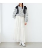 【マジェスティック レゴン/MAJESTIC LEGON】のボーダー肩リボントップス 人気、トレンドファッション・服の通販 founy(ファニー) ファッション Fashion レディースファッション WOMEN トップス・カットソー Tops/Tshirt クロップド Cropped トレンド Trend ビッグ Big ボーダー Border リボン Ribbon thumbnail アイボリー柄|ID: prp329100004195128 ipo3291000000029060873