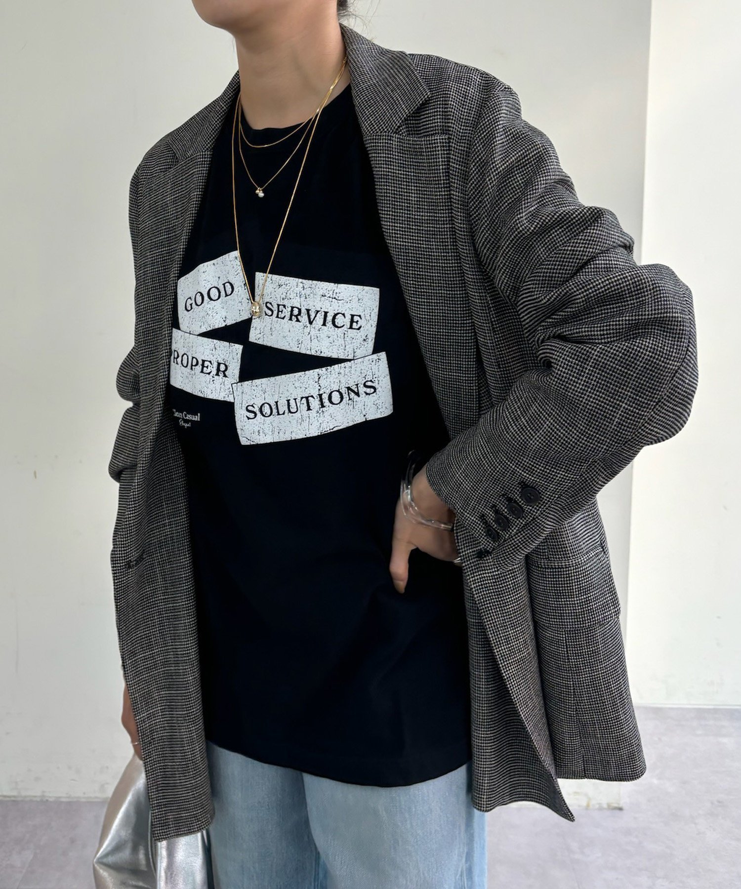 【パルグループ/PAL GROUP】の【SHENERY】クラックプリントロンTee 人気、トレンドファッション・服の通販 founy(ファニー) 　ファッション　Fashion　レディースファッション　WOMEN　トップス・カットソー　Tops/Tshirt　ロング / Tシャツ　T-Shirts　インナー　Inner　シンプル　Simple　ジャケット　Jacket　トレンド　Trend　プリント　Print　ロング　Long　ヴィンテージ　Vintage　 other-1|ID: prp329100004195141 ipo3291000000029060948