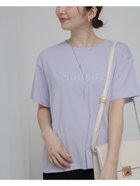 【テチチ/Te chichi】の【抗菌防臭】発泡ロゴプリントTシャツ ブルー|ID: prp329100004195146 ipo3291000000029060967