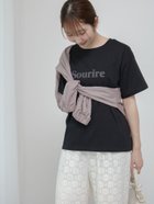 【テチチ/Te chichi】の【抗菌防臭】発泡ロゴプリントTシャツ 人気、トレンドファッション・服の通販 founy(ファニー) ファッション Fashion レディースファッション WOMEN トップス・カットソー Tops/Tshirt シャツ/ブラウス Shirts/Blouses ロング / Tシャツ T-Shirts ガーリー Girly プリント Print ベーシック Basic ボックス Box 抗菌 Antibacterial thumbnail ブラック|ID: prp329100004195146 ipo3291000000029060968