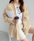 【その他のブランド/Other】のカラーストライプ 長袖 シャツ 人気、トレンドファッション・服の通販 founy(ファニー) ファッション Fashion レディースファッション WOMEN トップス・カットソー Tops/Tshirt シャツ/ブラウス Shirts/Blouses おすすめ Recommend ストライプ Stripe トレンド Trend ベーシック Basic 長袖 Long Sleeve thumbnail ホワイト×キャメル|ID: prp329100004195223 ipo3291000000029061429