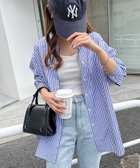 【その他のブランド/Other】のカラーストライプ 長袖 シャツ 人気、トレンドファッション・服の通販 founy(ファニー) ファッション Fashion レディースファッション WOMEN トップス・カットソー Tops/Tshirt シャツ/ブラウス Shirts/Blouses おすすめ Recommend ストライプ Stripe トレンド Trend ベーシック Basic 長袖 Long Sleeve thumbnail ホワイト×ブルー|ID: prp329100004195223 ipo3291000000029061431