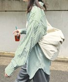 【その他のブランド/Other】のカラーストライプ 長袖 シャツ 人気、トレンドファッション・服の通販 founy(ファニー) ファッション Fashion レディースファッション WOMEN トップス・カットソー Tops/Tshirt シャツ/ブラウス Shirts/Blouses おすすめ Recommend ストライプ Stripe トレンド Trend ベーシック Basic 長袖 Long Sleeve thumbnail ホワイト×グリーン|ID: prp329100004195223 ipo3291000000029061434