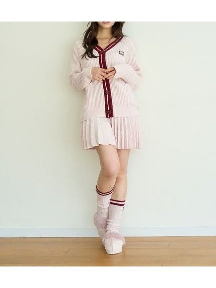 【スナイデル ホーム/SNIDEL HOME】の【MilkySmooth】プリーツスカショーパン インテリア・キッズ・メンズ・レディースファッション・服の通販 founy(ファニー) 　ファッション　Fashion　レディースファッション　WOMEN　カーディガン　Cardigan　クラシカル　Classical　ショート　Short　シンプル　Simple　ソックス　Socks　プリーツ　Pleats　無地　Plain Color　PNK[066]|ID: prp329100004195315 ipo3291000000029061976