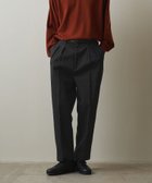 【ビューティ&ユース ユナイテッドアローズ/BEAUTY&YOUTH / UNITED ARROWS / MEN】のSteven Alan ドリル インツープリーツ ドレス トラウザーズ テーパード BLACK|ID: prp329100004195381 ipo3291000000029547167