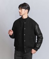 【ビューティ&ユース ユナイテッドアローズ/BEAUTY&YOUTH / UNITED ARROWS / MEN】の【WEB限定 WARDROBE SMART】ブラックメルトン レザーライク スタジャン 人気、トレンドファッション・服の通販 founy(ファニー) ファッション Fashion メンズファッション MEN キルト Quilt シンプル Simple スタイリッシュ Stylish スマート Smart スリム Slim ファブリック Fabric プレーン Plane メルトン Melton |ID:prp329100004195421