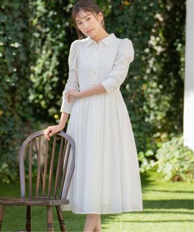 【ノエラ/Noela】のフロッキーストライプワンピ 人気、トレンドファッション・服の通販 founy(ファニー) ファッション Fashion レディースファッション WOMEN ワンピース Dress ストライプ Stripe スリーブ Sleeve フィット Fit フェミニン Feminine フレア Flare ポケット Pocket 切替 Switching |ID:prp329100004195524