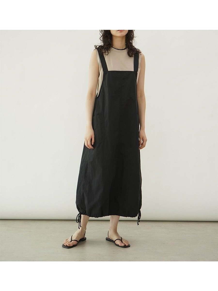 【ラシュッド/LASUD】のMilitary jumper skirt インテリア・キッズ・メンズ・レディースファッション・服の通販 founy(ファニー) 　ファッション　Fashion　レディースファッション　WOMEN　スカート　Skirt　インナー　Inner　ミリタリー　Military　ブラック|ID: prp329100004195565 ipo3291000000029121375