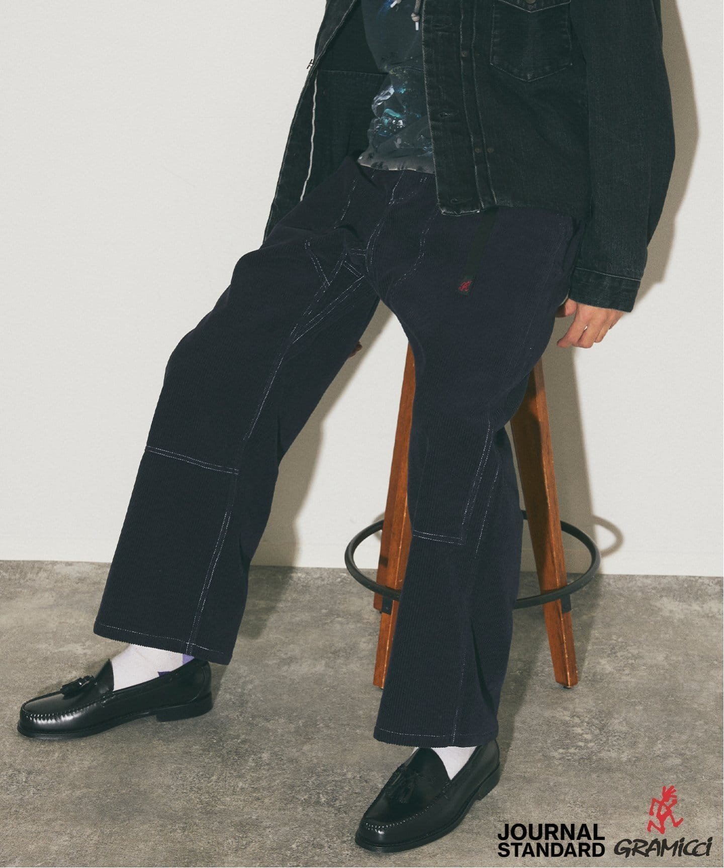 【ジャーナルスタンダード/JOURNAL STANDARD / MEN】のGramicci * JOURNAL STANDARD / 別注 CORDUROY DOUBLE KNEE PANTS インテリア・キッズ・メンズ・レディースファッション・服の通販 founy(ファニー) 　ファッション　Fashion　メンズファッション　MEN　ボトムス　Bottoms/Men　アウトドア　Outdoor　エレガント 上品　Elegant　カリフォルニア　California　キャラクター　Character　コーデュロイ　Corduroy　ストレート　Straight　バランス　Balance　パターン　Pattern　フィット　Fit　フロント　Front　別注　Special Order　ランニング　Running　ルーズ　Loose　ワーク　Work　ネイビー|ID: prp329100004195607 ipo3291000000029499934