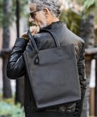 【シフォン/SHIFFON / MEN】のAKM Contemporary/ASZ-24001W バーティカルレザートートバッグ 人気、トレンドファッション・服の通販 founy(ファニー) ファッション Fashion メンズファッション MEN バッグ Bag/Men トートバッグ Tote Bags ビジネス 仕事 通勤 Business ポーチ Pouch エレガント 上品 Elegant thumbnail black A|ID: prp329100004195630 ipo3291000000029518044