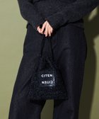 【その他のブランド/Other】のCITEN キラキラニットクリアロゴキンチャクショルダーバッグ 人気、トレンドファッション・服の通販 founy(ファニー) ファッション Fashion レディースファッション WOMEN トップス・カットソー Tops/Tshirt ニット Knit Tops プリント Print 定番 Standard 巾着 Purse 旅行 Travel thumbnail BLACK|ID: prp329100004195682 ipo3291000000029064082