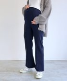 【その他のブランド/Other】の【マタニティ】 ストレッチ フレアパンツ ネイビー|ID: prp329100004196196 ipo3291000000029448463