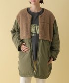 【その他のブランド/Other】の【産前・産後対応】マタニティ/リバーシブル切り替えキルティングコート カーキ×モカ78|ID: prp329100004196203 ipo3291000000029471752