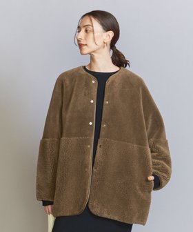 【ビューティ&ユース ユナイテッドアローズ/BEAUTY&YOUTH / UNITED ARROWS】の【WEB限定】ボア*フェイクムートン ノーカラーリバーシブルコート -2WAY- 人気、トレンドファッション・服の通販 founy(ファニー) ファッション Fashion レディースファッション WOMEN アウター Coat Outerwear コート Coats 秋 Autumn/Fall ショート Short シンプル Simple スリーブ Sleeve トレンド Trend 人気 Popularity パイピング Piping フェイクムートン Fake Shearling ベーシック Basic 羽織 Haori ミニスカート Mini Skirt 冬 Winter おすすめ Recommend |ID:prp329100004196248