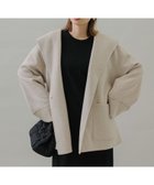 【サニーレーベル/Sonny Label / URBAN RESEARCH】のウールリバーフードミディコート 人気、トレンドファッション・服の通販 founy(ファニー) ファッション Fashion レディースファッション WOMEN アウター Coat Outerwear コート Coats 2023年 2023 2023-2024秋冬・A/W Aw/Autumn/Winter//Fw/Fall-Winter/2023-2024 A/W・秋冬 Aw・Autumn/Winter・Fw・Fall-Winter 冬 Winter シンプル Simple デニム Denim バランス Balance 軽量 Lightweight thumbnail L.ベージュ|ID: prp329100004196349 ipo3291000000029069055