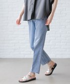 【グローバルワーク/GLOBAL WORK】のGOODデニムテーパードパンツ/166175 人気、トレンドファッション・服の通販 founy(ファニー) ファッション Fashion レディースファッション WOMEN パンツ Pants ストライプ Stripe セットアップ Set Up センター Center デニム Denim トレンド Trend バランス Balance ベスト Vest リアル Real thumbnail ライトブルー/デニム81|ID: prp329100004196365 ipo3291000000029239280