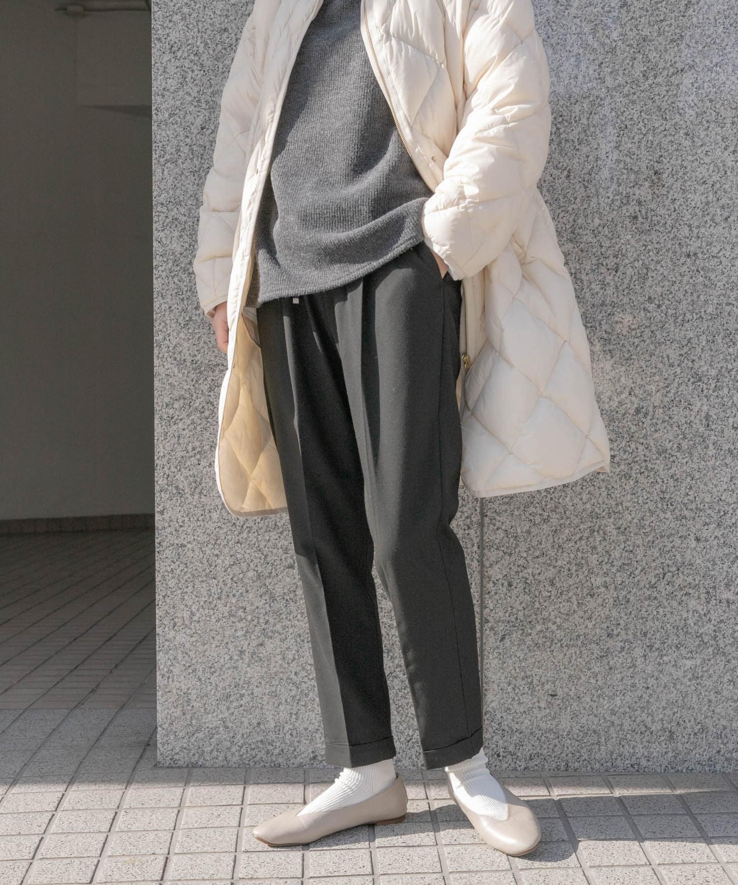 【アーバンリサーチ ドアーズ/URBAN RESEARCH DOORS】のツイルストレッチテーパードイージーパンツ 人気、トレンドファッション・服の通販 founy(ファニー) 　ファッション　Fashion　レディースファッション　WOMEN　パンツ　Pants　2023年　2023　2023-2024秋冬・A/W　Aw/Autumn/Winter//Fw/Fall-Winter/2023-2024　A/W・秋冬　Aw・Autumn/Winter・Fw・Fall-Winter　冬　Winter　おすすめ　Recommend　ストレッチ　Stretch　センター　Center　ツイル　Twill　テーパード　Tapered　バランス　Balance　リラックス　Relax　ビジネス 仕事 通勤　Business　 other-1|ID: prp329100004196372 ipo3291000000029164808