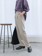 【サマンサモスモス/Samansa Mos2】の【イージーケア】マルチスタイルテーパードパンツ 人気、トレンドファッション・服の通販 founy(ファニー) ファッション Fashion レディースファッション WOMEN パンツ Pants センター Center thumbnail グレー|ID: prp329100004196496 ipo3291000000029070132