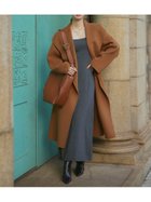 【フレイ アイディー/FRAY I.D】のリバーロングコート 人気、トレンドファッション・服の通販 founy(ファニー) ファッション Fashion レディースファッション WOMEN アウター Coat Outerwear コート Coats コクーン Cocoon ショール Shawl ロング Long thumbnail CML[038]|ID: prp329100004196516 ipo3291000000029496202