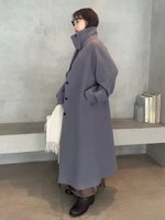 【フレイ アイディー/FRAY I.D】のウールリバーバルマカンコート 人気、トレンドファッション・服の通販 founy(ファニー) ファッション Fashion レディースファッション WOMEN アウター Coat Outerwear コート Coats 今季 This Season 人気 Popularity ハンド Hand パッチ Patch ベーシック Basic メンズ Mens ラグジュアリー Luxury 冬 Winter エレガント 上品 Elegant |ID:prp329100004196517