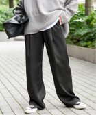 【スピック&スパン/Spick & Span】の《追加》サテンイージーパンツ 人気、トレンドファッション・服の通販 founy(ファニー) ファッション Fashion レディースファッション WOMEN パンツ Pants 再入荷 Restock/Back In Stock/Re Arrival thumbnail ブラック|ID: prp329100004196613 ipo3291000000029070901