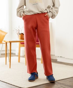 【ニコアンド/niko and】のなめらかタッチニットパンツ 人気、トレンドファッション・服の通販 founy(ファニー) ファッション Fashion レディースファッション WOMEN パンツ Pants おすすめ Recommend なめらか Smooth ストレート Straight ボトム Bottom リラックス Relax 人気 Popularity 無地 Plain Color |ID:prp329100004196648