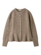 【フレイ アイディー/FRAY I.D】のFOXカシミアペプラムカーディガン MOC[056]|ID: prp329100004196756 ipo3291000000029071990