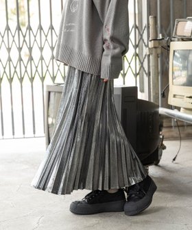 【ニコアンド/niko and】 メタリックプリーツスカート人気、トレンドファッション・服の通販 founy(ファニー) ファッション Fashion レディースファッション WOMEN スカート Skirt プリーツスカート Pleated Skirts おすすめ Recommend カーディガン Cardigan トレンド Trend プリーツ Pleats メタリック Metallic ロング Long |ID:prp329100004196789