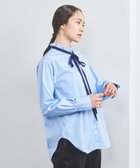 【ユナイテッドアローズ/UNITED ARROWS】のフリル リボン ボウタイブラウス LT.BLUE|ID: prp329100004196790 ipo3291000000029183559