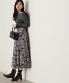 【プロポーション ボディドレッシング/PROPORTION BODY DRESSING】のフロッキーフレアスカート 24AW 人気、トレンドファッション・服の通販 founy(ファニー) ファッション Fashion レディースファッション WOMEN スカート Skirt Aライン/フレアスカート Flared A-Line Skirts 2024年 2024 2024-2025秋冬・A/W Aw/Autumn/Winter/Fw/Fall/2024-2025 オーガンジー Organdy フレア Flare 秋 Autumn/Fall thumbnail ダスティーブルー1|ID: prp329100004196794 ipo3291000000029072321