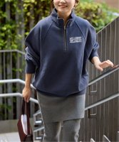 【ジャーナルスタンダード/JOURNAL STANDARD】の別注【CHAMPION/チャンピオン】ハーフジップロゴスウェット 人気、トレンドファッション・服の通販 founy(ファニー) ファッション Fashion レディースファッション WOMEN トップス・カットソー Tops/Tshirt パーカ Sweats スウェット Sweat 2024年 2024 2024-2025秋冬・A/W Aw/Autumn/Winter/Fw/Fall/2024-2025 おすすめ Recommend スリーブ Sleeve セットアップ Set Up 人気 Popularity 別注 Special Order |ID:prp329100004196830