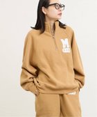 【ジャーナルスタンダード/JOURNAL STANDARD】の別注【CHAMPION/チャンピオン】ハーフジップロゴスウェット 人気、トレンドファッション・服の通販 founy(ファニー) ファッション Fashion レディースファッション WOMEN トップス・カットソー Tops/Tshirt パーカ Sweats スウェット Sweat 2024年 2024 2024-2025秋冬・A/W Aw/Autumn/Winter/Fw/Fall/2024-2025 おすすめ Recommend スリーブ Sleeve セットアップ Set Up 人気 Popularity 別注 Special Order thumbnail キャメル|ID: prp329100004196830 ipo3291000000029474406