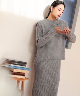 【ビームス ハート/BEAMS HEART】のニットベスト * ワンピース (セットアイテム) 人気、トレンドファッション・服の通販 founy(ファニー) ファッション Fashion レディースファッション WOMEN アウター Coat Outerwear ショート Short トレンド Trend パターン Pattern ベスト Vest ロング Long |ID:prp329100004196843