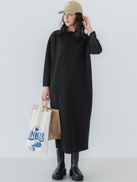 【コカ/COCA】のラインワンピース 人気、トレンドファッション・服の通販 founy(ファニー) ファッション Fashion レディースファッション WOMEN ワンピース Dress シンプル Simple スウェット Sweat ストレッチ Stretch 定番 Standard ポケット Pocket 旅行 Travel |ID:prp329100004196901