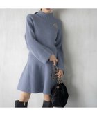 【ノエラ/Noela】の【WEB限定】ブローチ付きニットセットアップ 人気、トレンドファッション・服の通販 founy(ファニー) ファッション Fashion レディースファッション WOMEN トップス・カットソー Tops/Tshirt ニット Knit Tops スリーブ Sleeve セットアップ Set Up フレア Flare ブローチ Brooch ベーシック Basic ペチコート Petticoat ポケット Pocket ミニスカート Mini Skirt 楽ちん Easy thumbnail ブルー|ID: prp329100004196930 ipo3291000000029364730