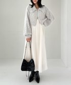 【ヘザー/Heather】のWZIPシャギーニット2Pワンピース 人気、トレンドファッション・服の通販 founy(ファニー) ファッション Fashion レディースファッション WOMEN ワンピース Dress キャップ Cap ロング Long thumbnail グレー|ID: prp329100004196956 ipo3291000000029073622