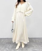 【ヘザー/Heather】のWZIPシャギーニット2Pワンピース 人気、トレンドファッション・服の通販 founy(ファニー) ファッション Fashion レディースファッション WOMEN ワンピース Dress キャップ Cap ロング Long thumbnail アイボリー|ID: prp329100004196956 ipo3291000000029073623