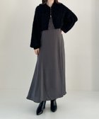 【ヘザー/Heather】のWZIPシャギーニット2Pワンピース 人気、トレンドファッション・服の通販 founy(ファニー) ファッション Fashion レディースファッション WOMEN ワンピース Dress キャップ Cap ロング Long thumbnail ブラック|ID: prp329100004196956 ipo3291000000029073624